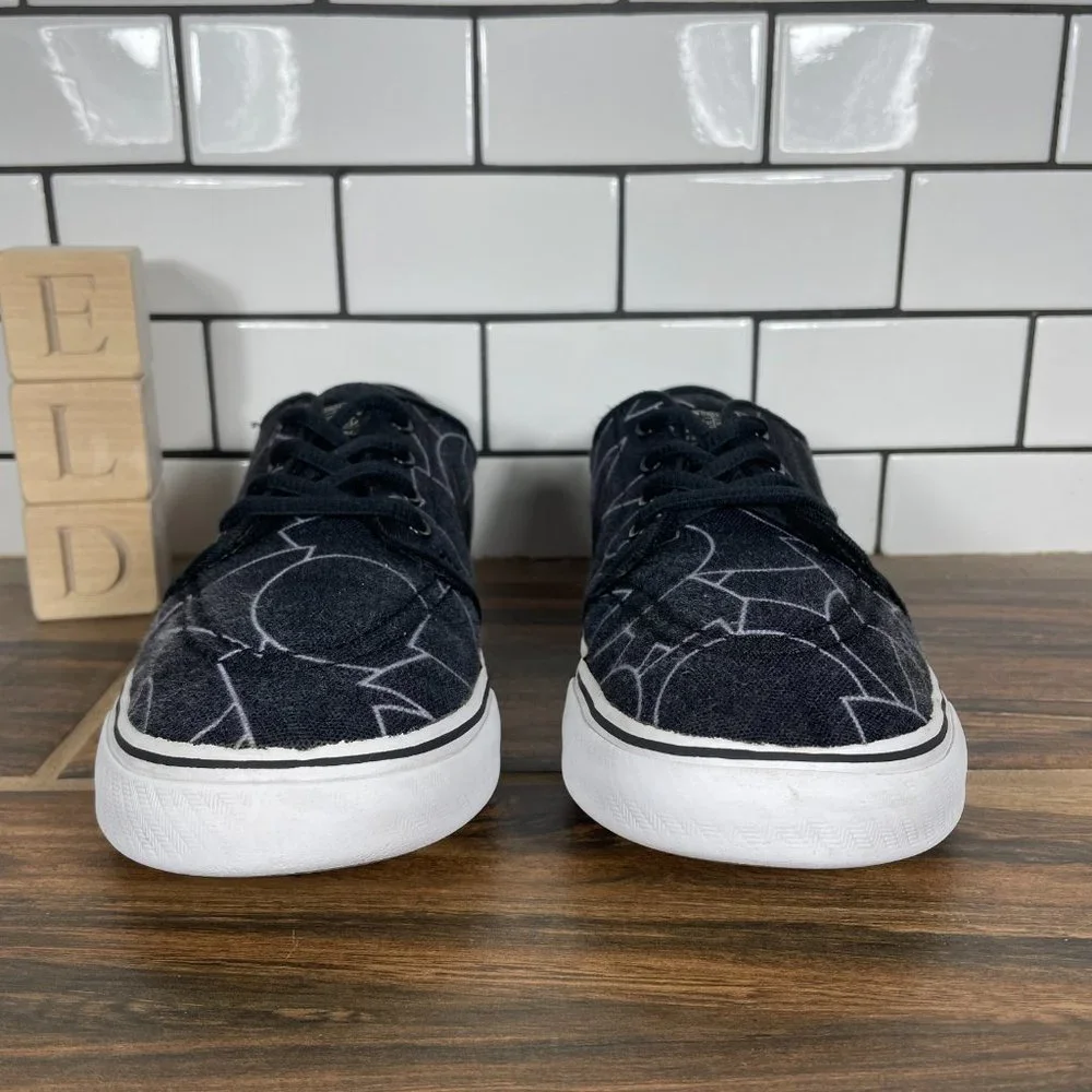 Nike SB Stefan Janoski Youth Boy's Size 3Y Shoes Black Canvas Skate Sneakers